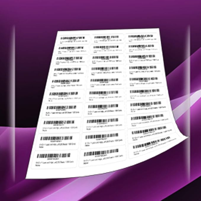 NextDayLabels 2.63x1 Inch Rectangle Stickers White Blank Labels for Laser Inkjet Printer - 30 Per Sheet Self-Adhesive Address Mailing Name Tags Made in USA - 1500 Labels