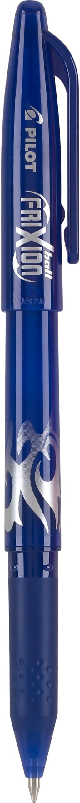 PILOT FriXion Ball 0.7mm Erasable Gel Pens, Fine Point, 3 Black Pens & 3 Blue Pens (6 PACK)