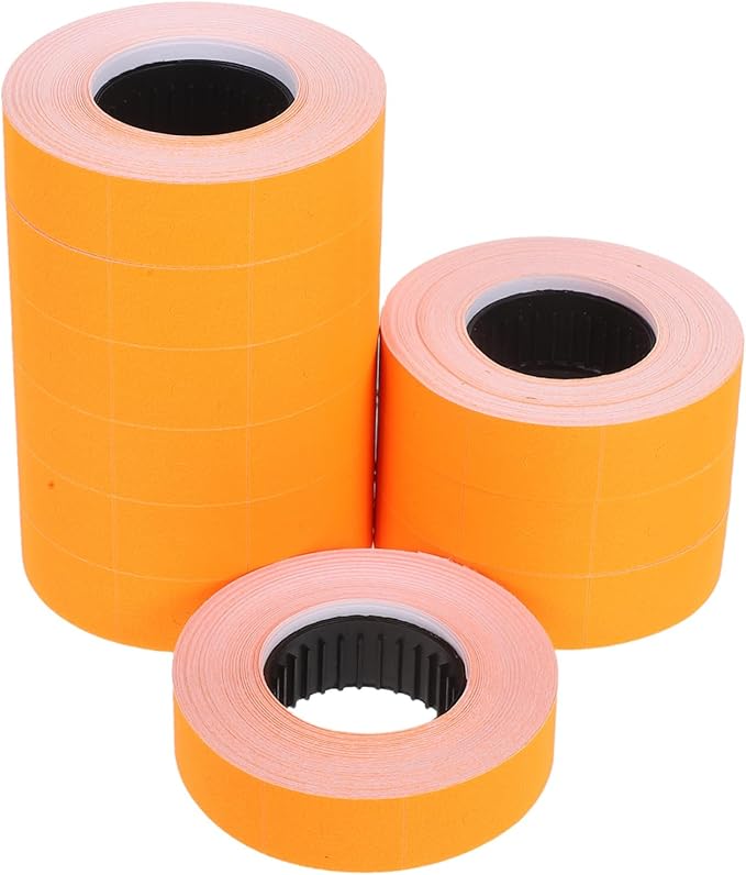 Lurrose 10rolls Special Paper for Priced Machine Pricing Labels Paper Price Tags Sticker Label Stickers Price Tag Compatible