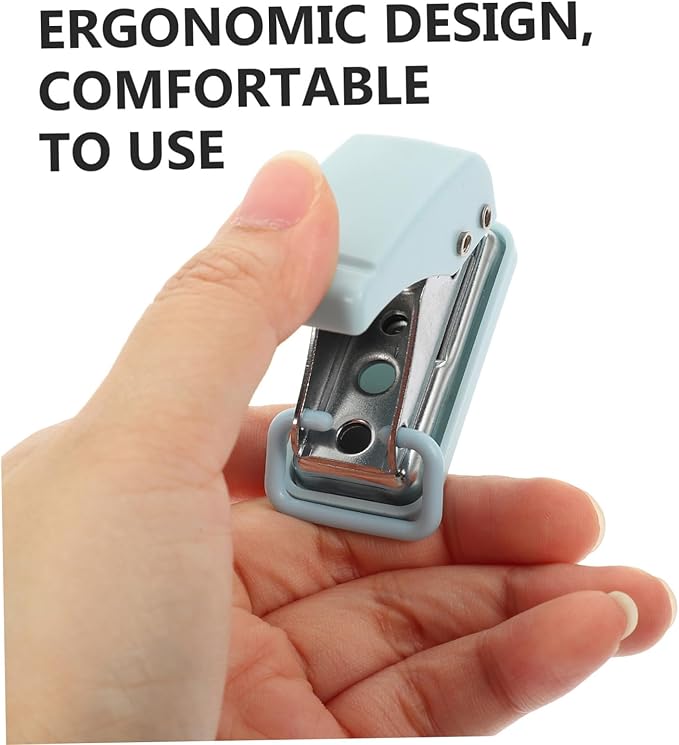 Mini Desktop Stapler Compact Decorative Office Supply for Home and School Use Easy to Carry Students and Professionals