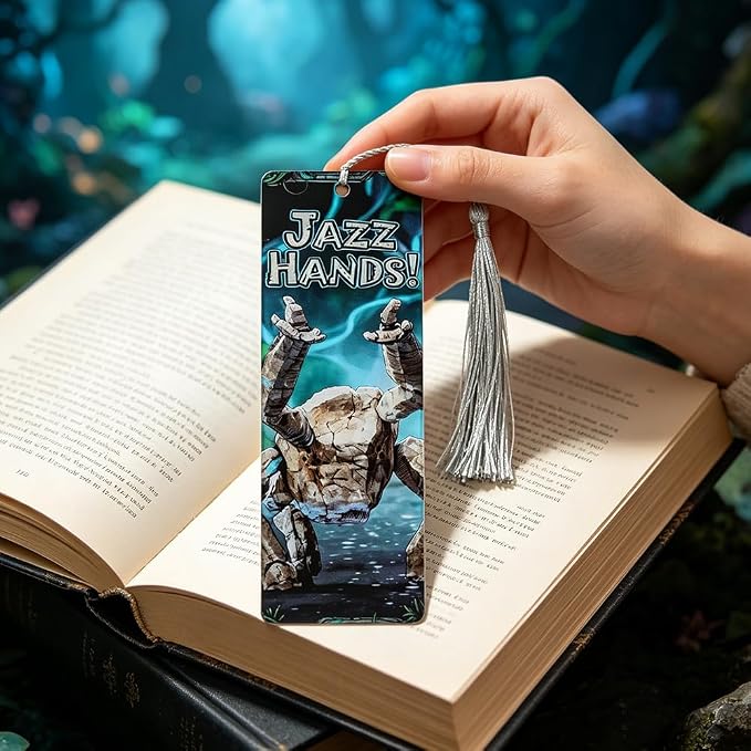 Project Hail Mary Acrylic Bookmark Jazz Hands Movie Fan Collection Gift Rocky Sci-Fi Book Lover Gift Book Accessory (Project Hail Mary-Acrylic)