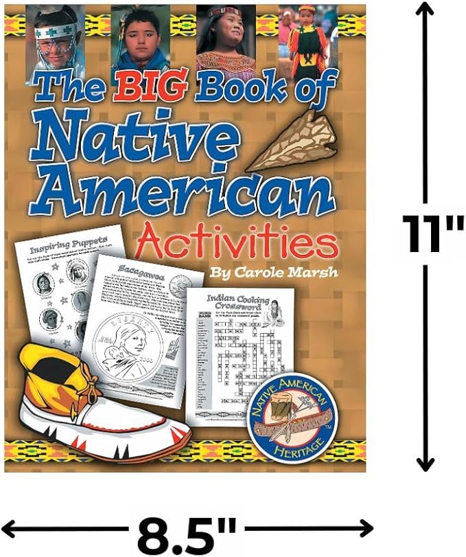 Big Book Of Native American Activities - 1 Piece - Educational And Learning Activities For Kids