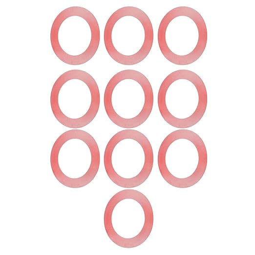 10 Pcs PET Double Sided Tape, Strong Viscosity Mounting Tape, Red PET Adhesive Tape for Electronics Fixation and Home Office Use with Firm Hold (1mm)