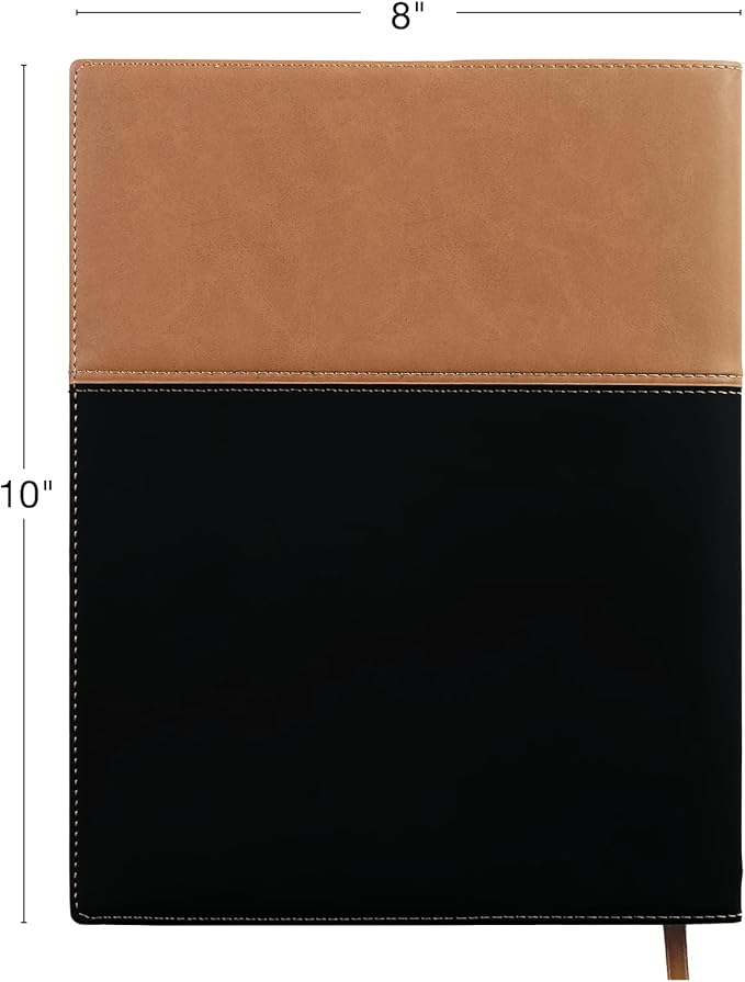 2026 Planner Calendar, 8"x10" : Includes 14 Months (November 2025 - December 2026) / 2026 Weekly Planner/Weekly Agenda/Monthly Calendar Organizer (Brown/Black)