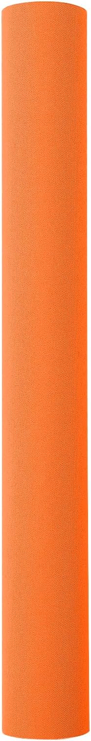 Orange Fabric Book Cover - 17x55", Paper Backed, Binding Cloth for Book Binding, Bookbinding Supplies