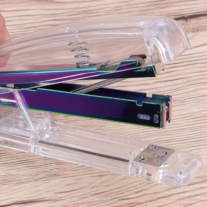 Desktop Stapler Classic Design Stapler Stapling Machine for Office School Home (1 Stapler + 1 Box Stapling Nail)