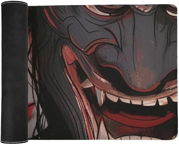 Large Mouse Pad Gaming Mousepad Japanese Fantasy Female Samurai Anime Girl Desk Mat for Keyboard and Mouse Mat Non-Slip Rubber Desk Pad 40x90cm, Style