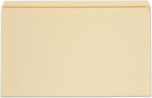 Universal 15110 File Folders, Straight Cut, One-Ply Top Tab, Legal, Manila (Box of 100)