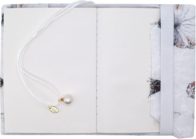 BLBMH A6 Book Cover 4x6 | Non-Stretch Fabric Sleeve with Bookmark | Handmade Washable Protector for Paperback Journal Bible Notebook | Gift for Women Readers - Butterfly A