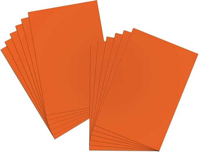 BAZIC Products Poster Board Fluorescent Red 22" x 28" 25 Sheets