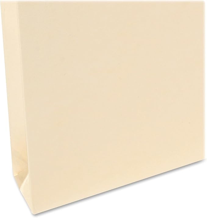 Smead File Jacket, Reinforced Straight-Cut Tab, 1" Expansion, Legal Size, Manila, 50 per Box (76520)