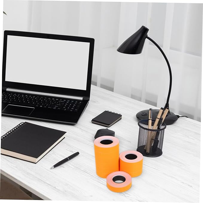 Angoily 10rolls Retail Price Tags Paper Price Labeller Accessories Easy Application