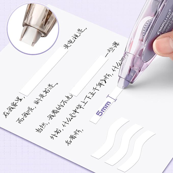 Pressing Correction Tape White Out Correction Tape Correct Correction Tape School Office Supplies for Correction White Out Correction Tape Easy to Use Correction Tape School Office Supplies