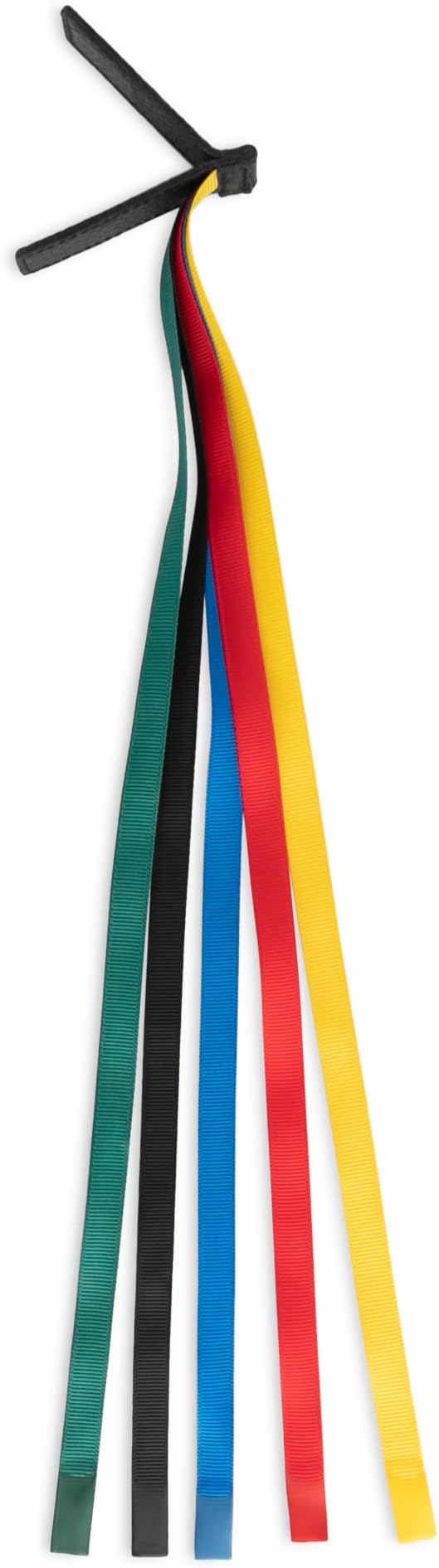 Superior Essentials Magnetic Bible Bookmark - Genuine Leather, Attachable Bible Ribbon Bookmarks for Book Lovers with 5 Strings - No More Flipping Pages Using Our Bible Page Marker (3PC, Rainbow)