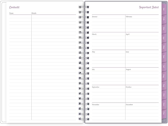 Blue Sky 2023 Weekly and Monthly Planner, January - December, 5' x 8', Clear Pocket Cover, Wirebound, Laila (142087)