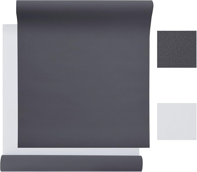 Blue Grey Fabric Book Cover - 17x55", Paper Backed, Binding Cloth for Book Binding, Bookbinding Supplies