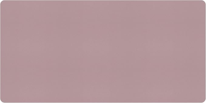 Bloss Pink Desk Mat, Large Mouse Pad, Non-Slip Desk Protector Mat, Leather Desk Blotter, Waterproof Desk Pad for Make Up Desk/31.5×15.7 Inch