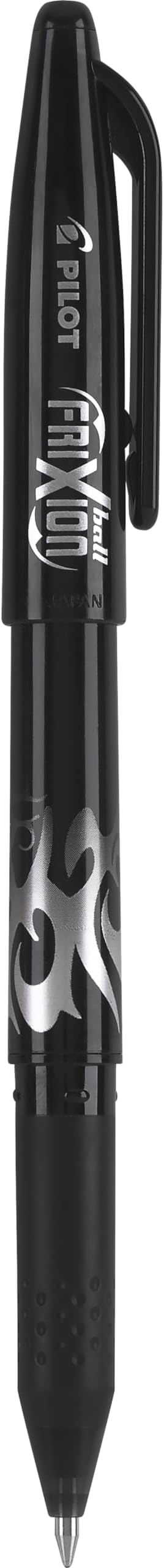 PILOT FriXion Ball 0.7mm Erasable Gel Pens, Fine Point, 3 Black Pens & 3 Blue Pens (6 PACK)