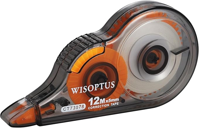 32PCS White Correction Tape with Dispenser, 39.37ft Each, Fast Clean and Easy-to-Use Tear-Resistant Correction Tape Office School Supplies, Blue/Orange