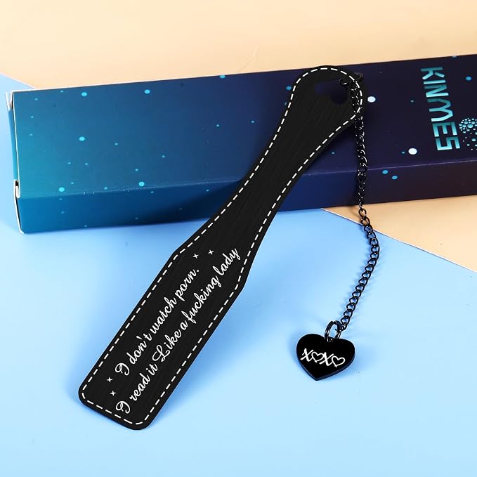 i Dont Watch Por n i Read it Book Lovers Gifts Dark Romance Bookmark for Reading Women Funny Christmas Birthday Gifts Spicy Bookmark for Adults Friends Book Accessories