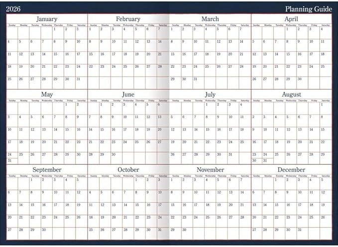 Lang Linda Nelson Stocks Monthly 2026 Pocket Planner – 12-Month Monthly Planner with Wire-O Binding, Folk-Art Rural Scenes by Linda Nelson Stocks, 4.9" × 6.6"
