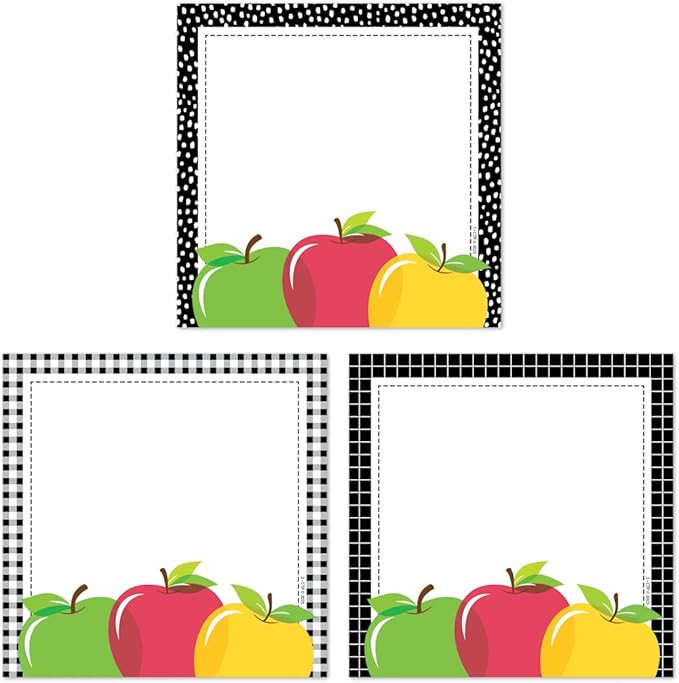 CTP Apple Time Apple Cards 6" Designer Cut-Outs (#11054 Creative Teaching Press)