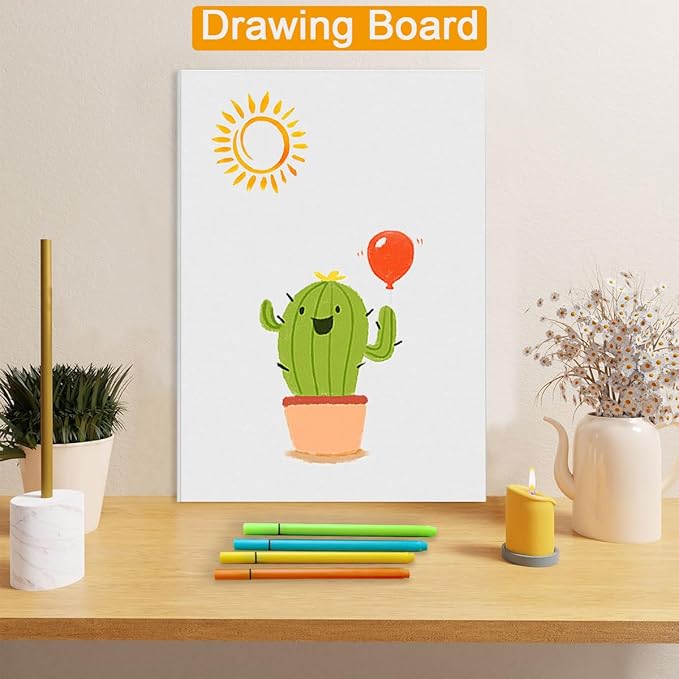 20 Pack White Foam Board for Projects 12"x16.5" Foam Core Board 1/5" Thick Polystyrene Foam Sheet Foam Backing Board Poster Foam Board Sheets for Art Crafts, School, Presentation, Wedding
