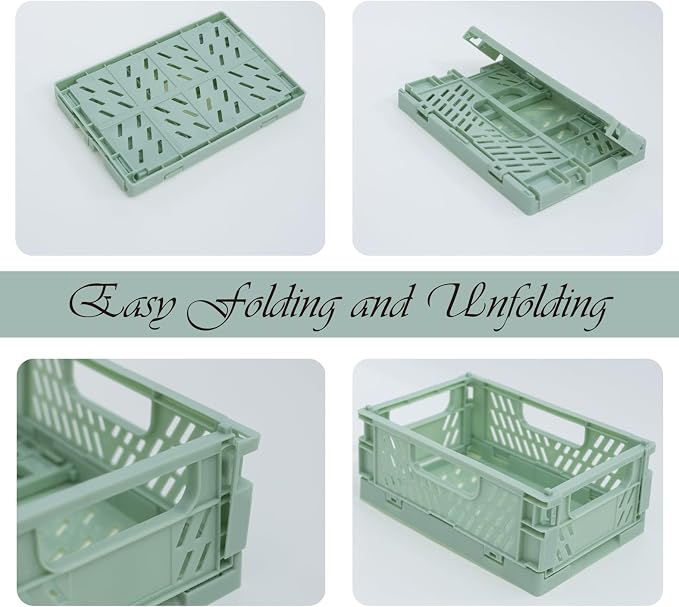 Foldable Snack Fruit Storage Box, Storage Basket，4PCS