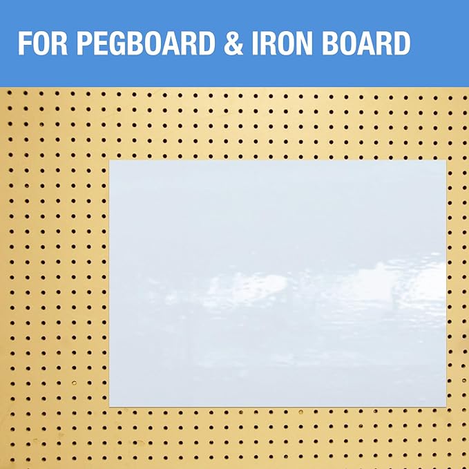 HOMiDEK Large Magnetic Backing Whiteboard: 36x48 Flexible Dry Erase Writting Sheet, Removable White Board for Fridge and Any Iron-containing Surface, Includes Markers, Magnets, Eraser, Cloth, Holder