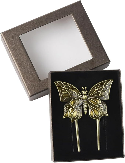 Book Page Holder Journal Clips Book Clip Vintage Book Clips Butterfly Book Clips to Hold Book Open Free Your Hands Metal Bookmark Clip Gifts for Book Lovers Readers Writers Butterfly Ornament