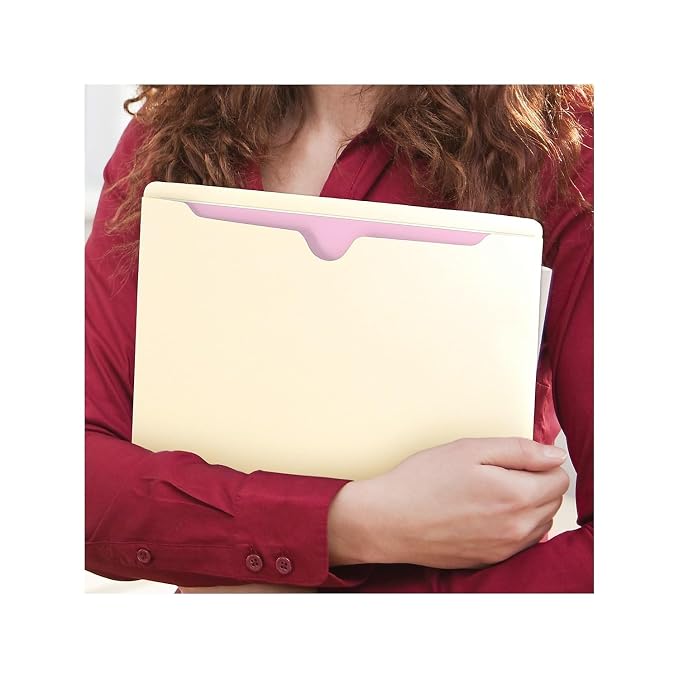 Smead File Jacket, Reinforced Straight-Cut Tab, Flat-No Expansion, Legal Size, Manila, 100 per Box (76500)