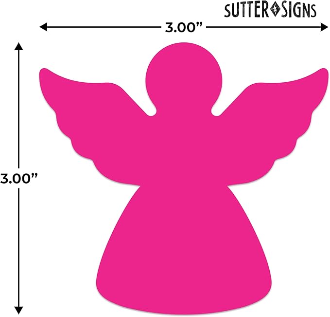 Paper Angel Cutouts 108pcs | Cut Out Shapes for Bulletin Board, Classroom, Decorations, Crafts
