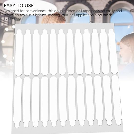 10 Sheets Double Sided Strong Adhesive Tape for Nail Displays and Packaging – Suitable for Nail Art Accessories