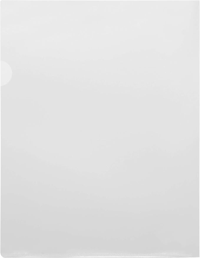 Business Source Transparent Poly File Holders