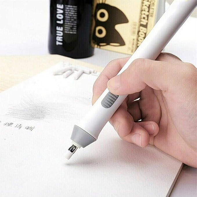 Electric Eraser, Electric Erasers for Office Supplies Writing Correction with 22 Refills, Electric Eraser Kit for Drawing, Art, Painting, Sketching