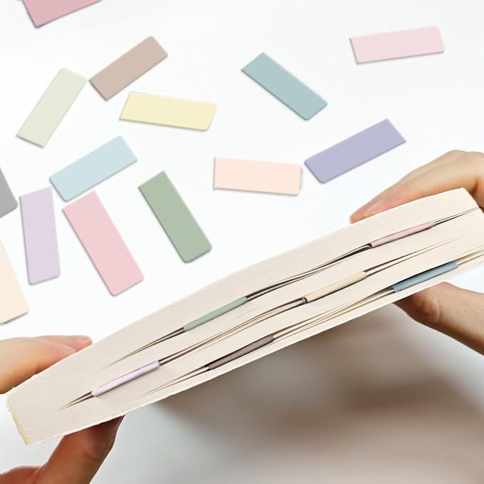 30 Pieces Bookmark, Magnetic Bookmarks for Women, Men, Book Lovers, Bookmarks Bulk for Students Teachers Reading, Morandi Color Bookmark