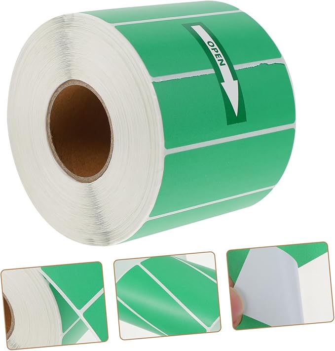 Labels Paper Stickers Name Tags for Storage Pantry School Boys and Girls Simple Design Quality Adhesive Labels Typewriter Roller Compatible