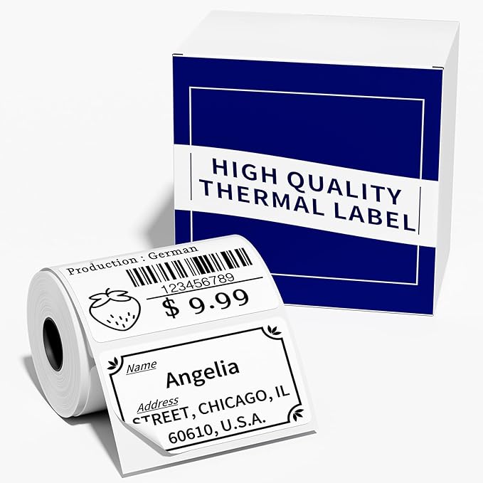 M100 Thermal Label [320 Pcs] -1 Pack of 1.18'' x 0.79''(30 x 20mm) Paper Also Compatible for Phomemo M110/M200/M220 Ponek M102 Label Maker Strong Adhesive Refill Tape