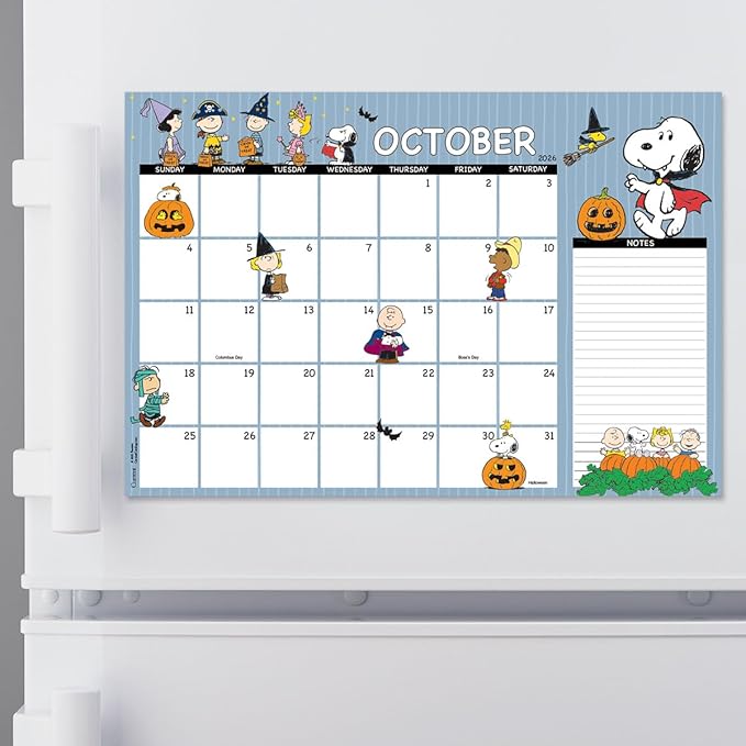 Current 2026-2027 PEANUTS Desk Calendar Pad, 11-Inch x 16-1/4-Inch Size, Large 24-Month Bookstore-Quality Calendars for Kitchen & Office