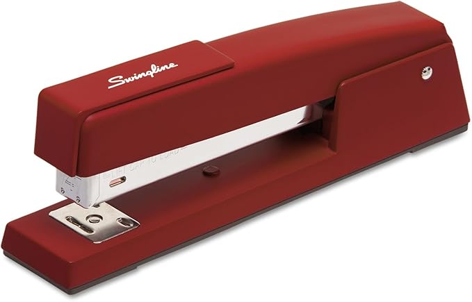 Swingline® Classic 747 Full Strip Stapler, 20 Sheet Capacity, Burgundy