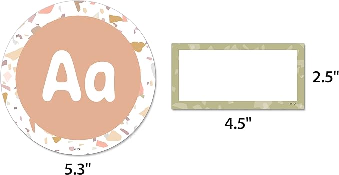 Teacher Created Resources Terrazzo Tones Word Wall Bulletin Board (TCR7205) (Pack of 2)