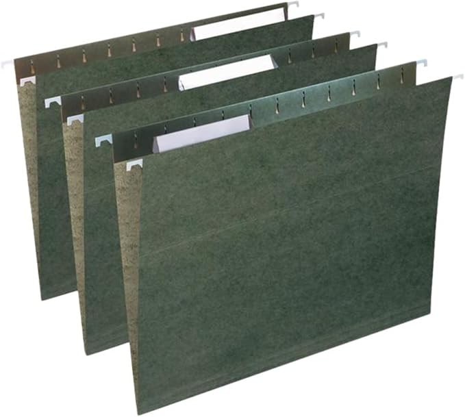 Smead Replacement 1/5-Cut Poly Tabs, Clear, 25 Per Pack (64600)