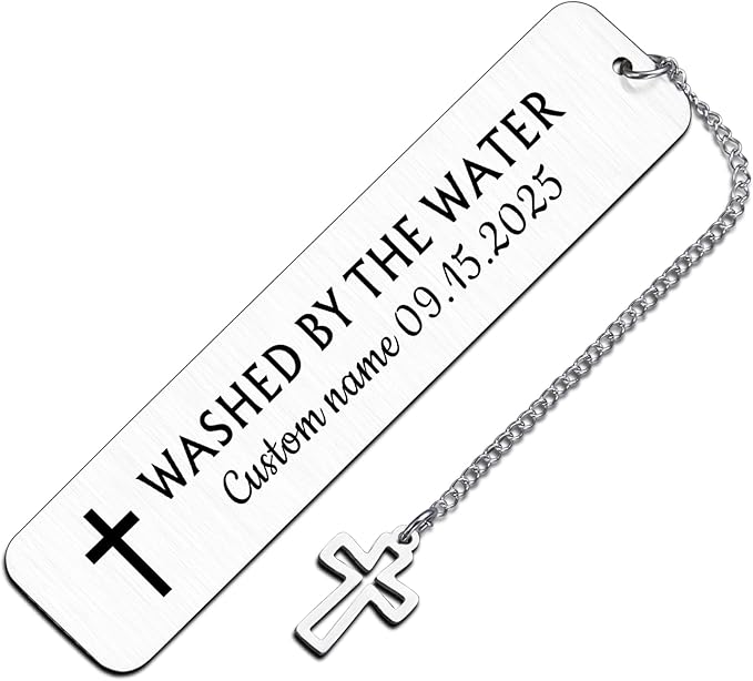 Personalized Bible Bookmarks - Custom Name Inspirational Christian Bible Religious Bookmarks Gifts for Women Men Book Lovers (Style-6)