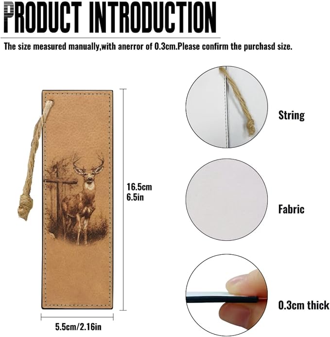 Vintage Religious Cross Deer Bible Case with Bookmark Waterproof Bible Cover Case for Women Lightweight Bible Bag with Handle Pockets Church Book Bag Brown