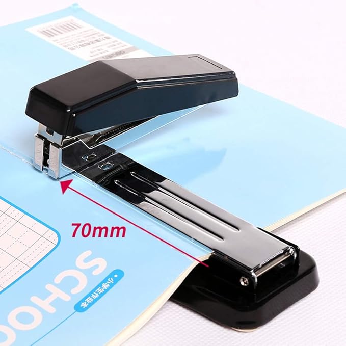 360 Degree Rotating Stapler School Desktop Stapler Portable Standard Staplers for Paper Binding School Office Accessories(D)