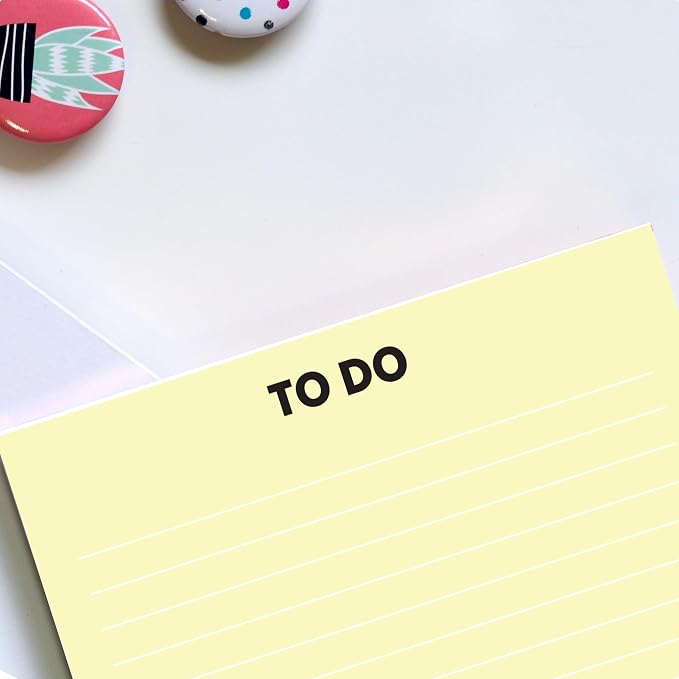 To Do List Notepad | Daily Task Planner Pad & Organizer for Work & Home | Tear-Off Checklist Sheets for Goal Tracking & Productivity | 52 Pages, A5 Size (5.8 x 8.3")