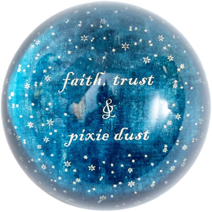 Sugarboo & Co. Faith, Trust and Pixie Dust Paperweight - 4"x4"