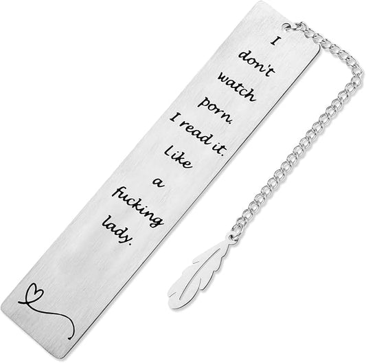 Funny Bookmarks for Women Teen Girls Book Lover Gifts Spicy Reader Book Mark Graduation Gift for Her Him Book Club Birthday Christmas Valentine Day Gift for Bookworm Friends Teacher Classmate