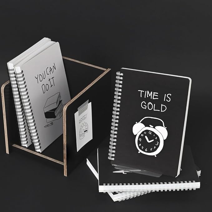Monolike Little Doodle 4 Month Study Planner, Clock - Academic Planner, Weekly & Monthly Planner, Study plan