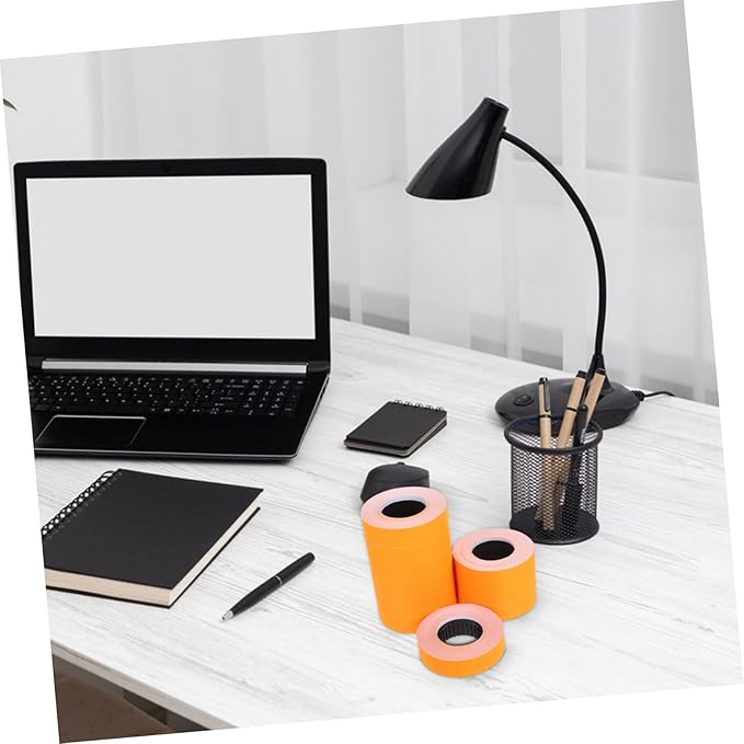 NUOBESTY 10rolls Supermarket Price Tag Paper Pricemarker Labeler Accessories Sticker Labels for Efficient Organization